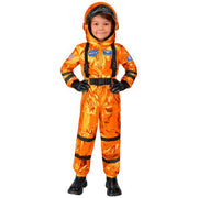 Op deze afbeelding zie je een Kostuums, van het merk Widmann. Astronaut Orange Sky Kind Kostuum