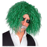 Op deze afbeelding zie je een Accessoires, van het merk Widmann. Pruik Enge Joker Clown Groen