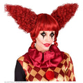 Pruik Enge Psycho Clown Rood