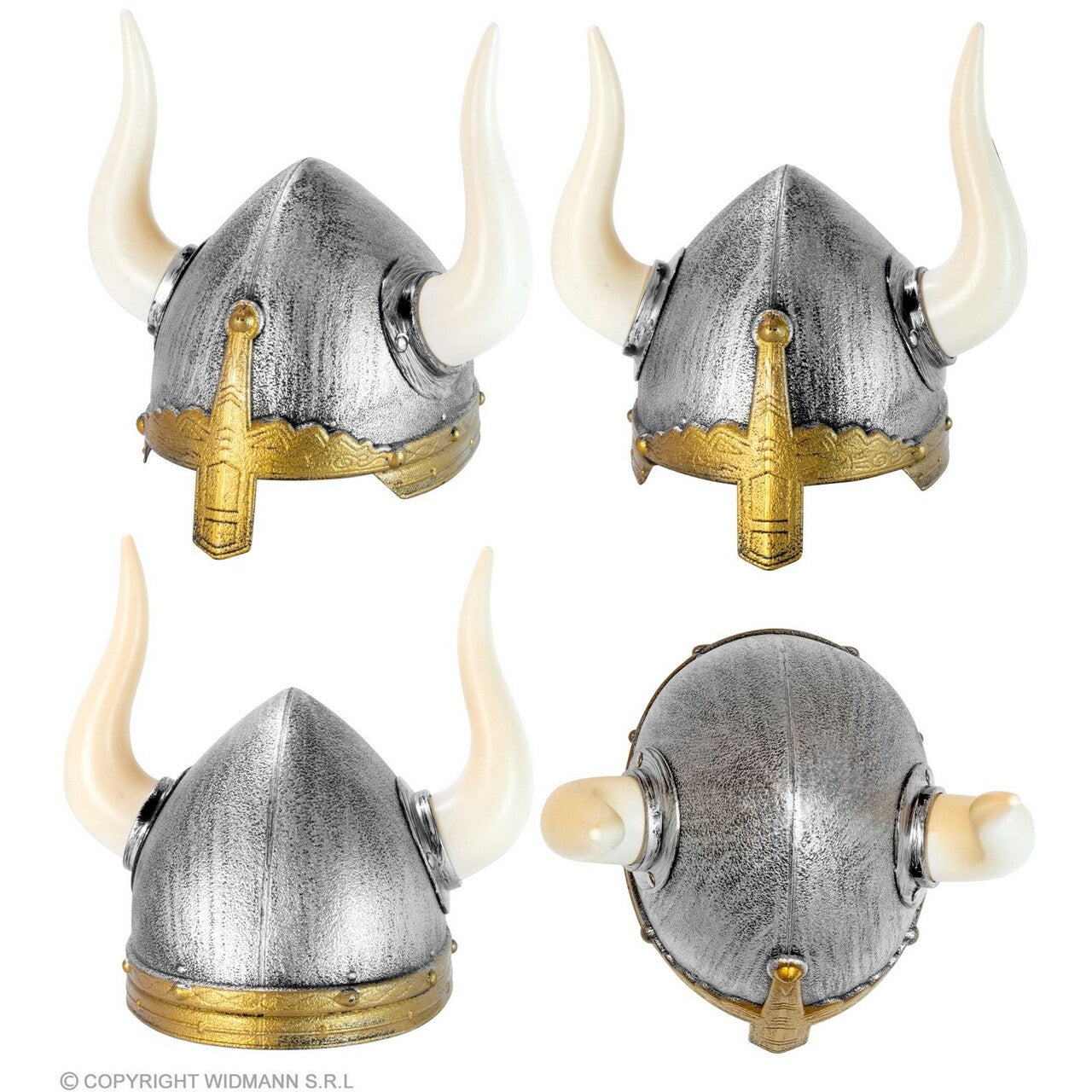 Op deze afbeelding zie je een Accessoires, van het merk Widmann. Vik De Viking Helm Kind