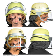 Op deze afbeelding zie je een Accessoires, van het merk Widmann. Gele Brandweerhelm 112 Kind