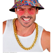 Op deze afbeelding zie je een Accessoires, van het merk Widmann. Dikke Vette Schakel Ketting Goud