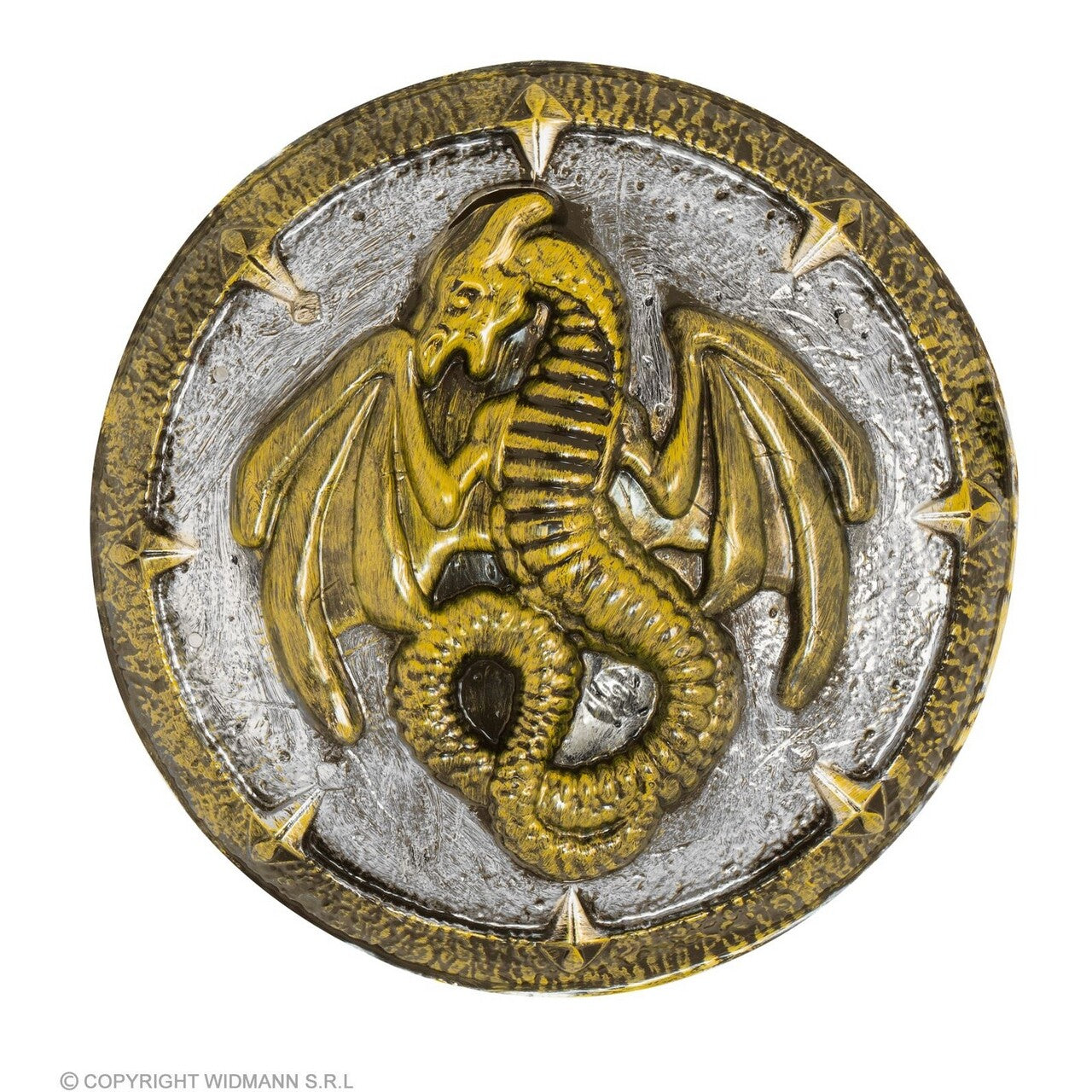Op deze afbeelding zie je een Accessoires, van het merk Widmann. Schild Warrior Dragonite