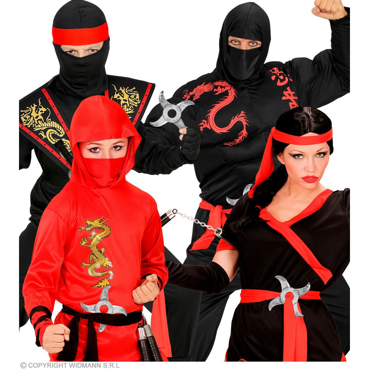 Op deze afbeelding zie je een Accessoires, van het merk Widmann. Werp Ninja Ster