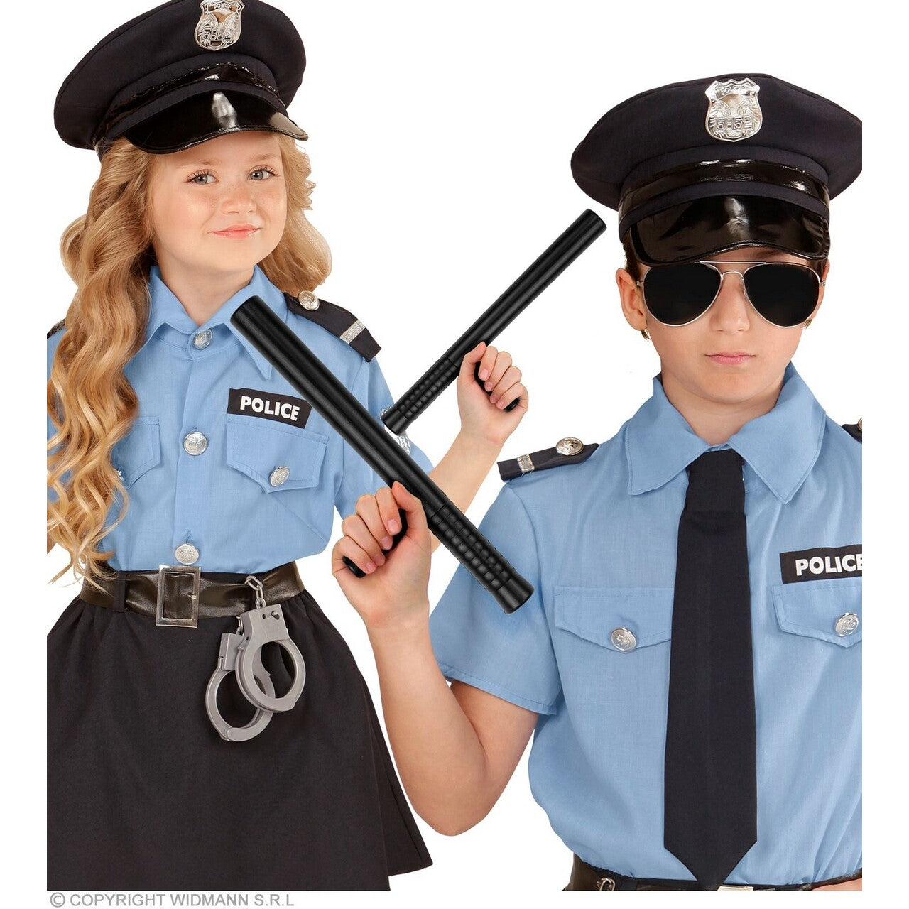 Op deze afbeelding zie je een Accessoires, van het merk Widmann. Politie Knuppel 29 Cm