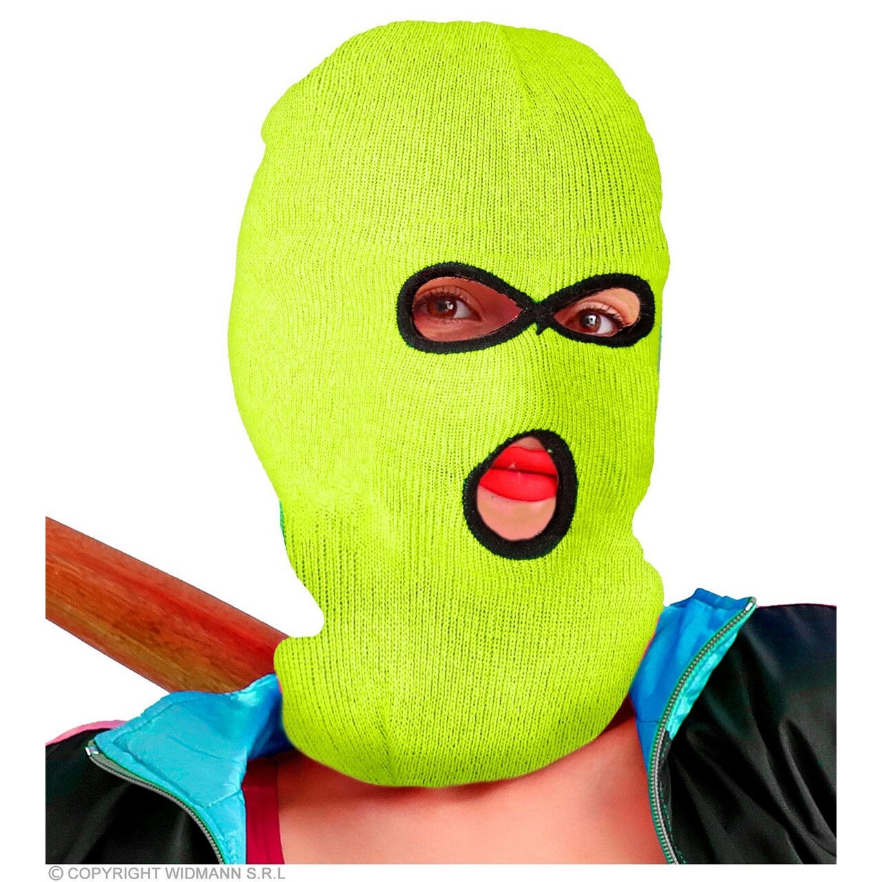 Op deze afbeelding zie je een Accessoires, van het merk Widmann. Bivakmuts Geel