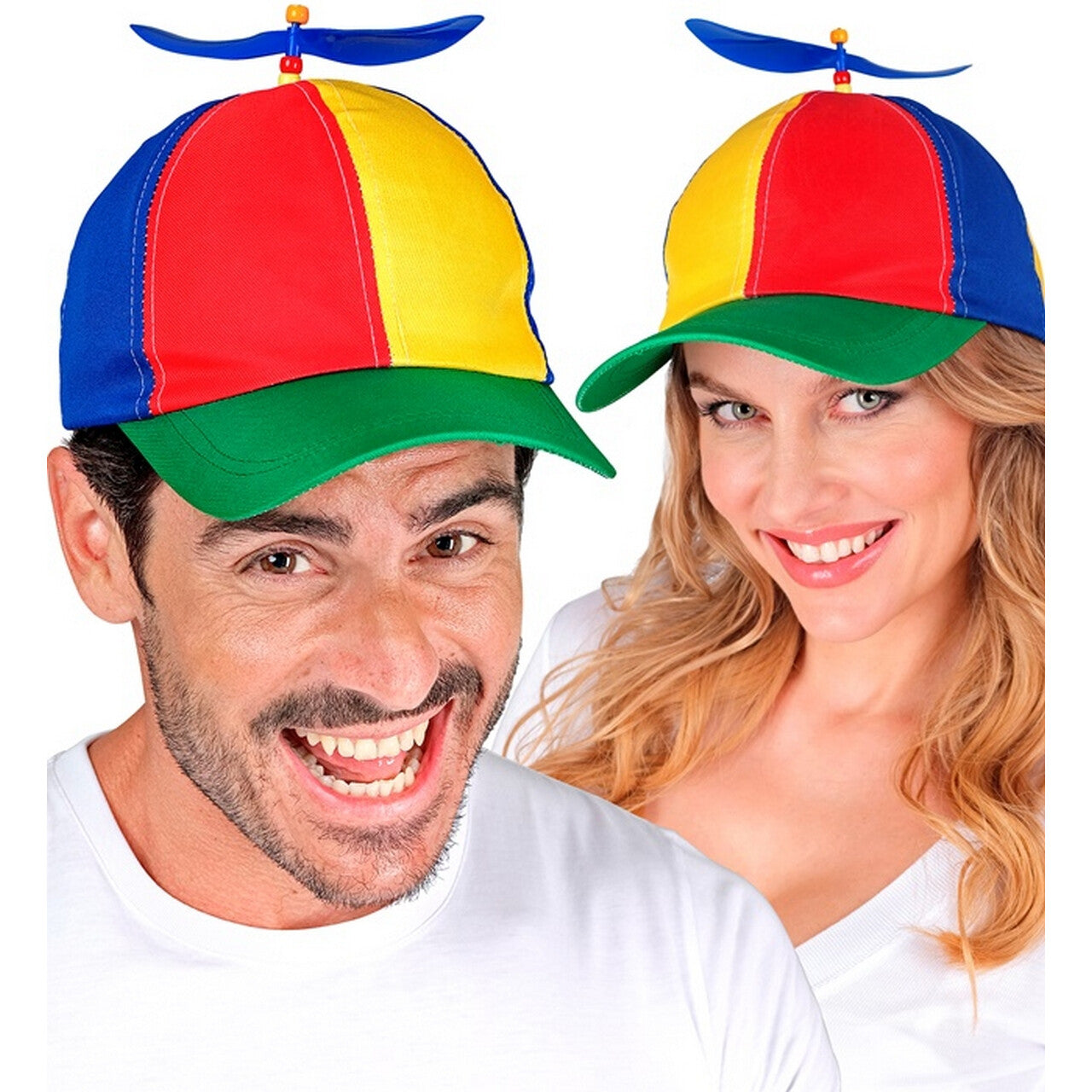 Op deze afbeelding zie je een Accessoires, van het merk Widmann. Gekleurde Helikoper Pet