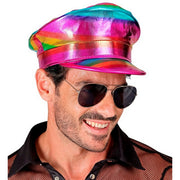 Op deze afbeelding zie je een Accessoires, van het merk Widmann. Opvallende Regenboog Pet Kapitein