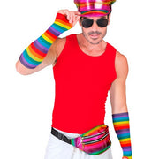 Op deze afbeelding zie je een Accessoires, van het merk Widmann. Enorm Foute Gekleurde Heuptas