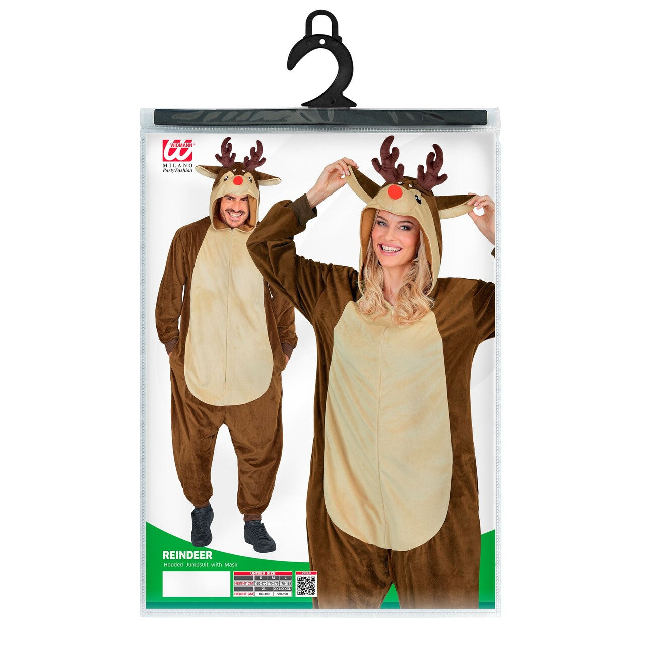 Op deze afbeelding zie je een Kostuums, van het merk Widmann. Ruud Rendier Onesie Kostuum