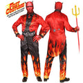 Devil On Fire Man Kostuum