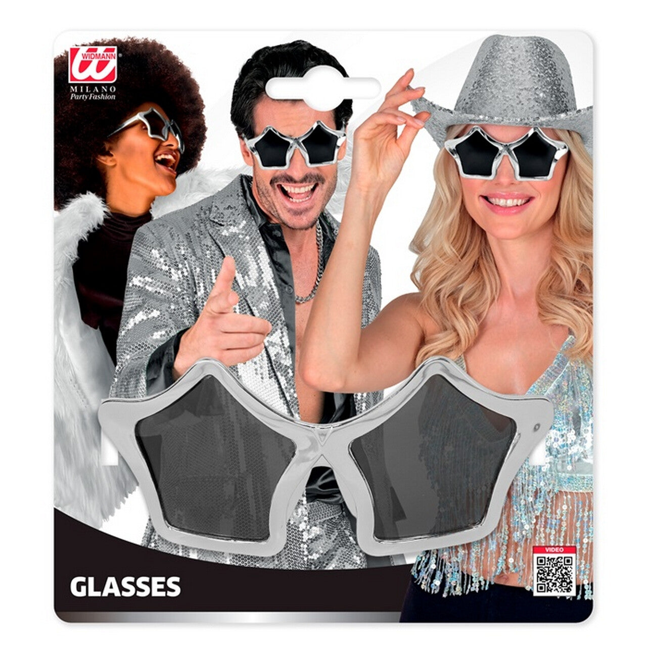 Op deze afbeelding zie je een Accessoires, van het merk Widmann. Bril I Wanna Be A Star