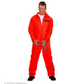 County Jail Gevangene Rood Man Kostuum