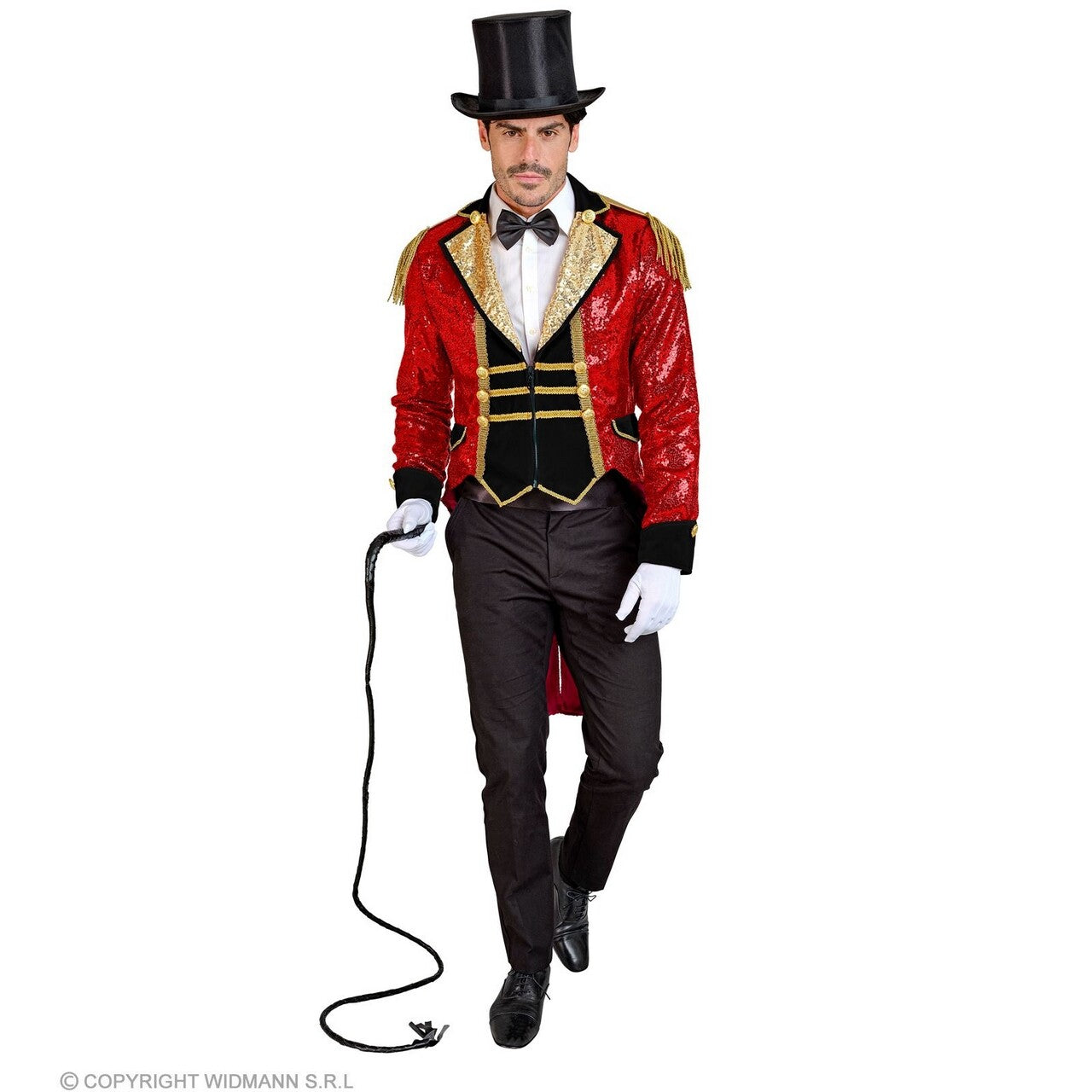 Op deze afbeelding zie je een Kostuums, van het merk Widmann. Pailletten Slipjas Dompteur Don Man