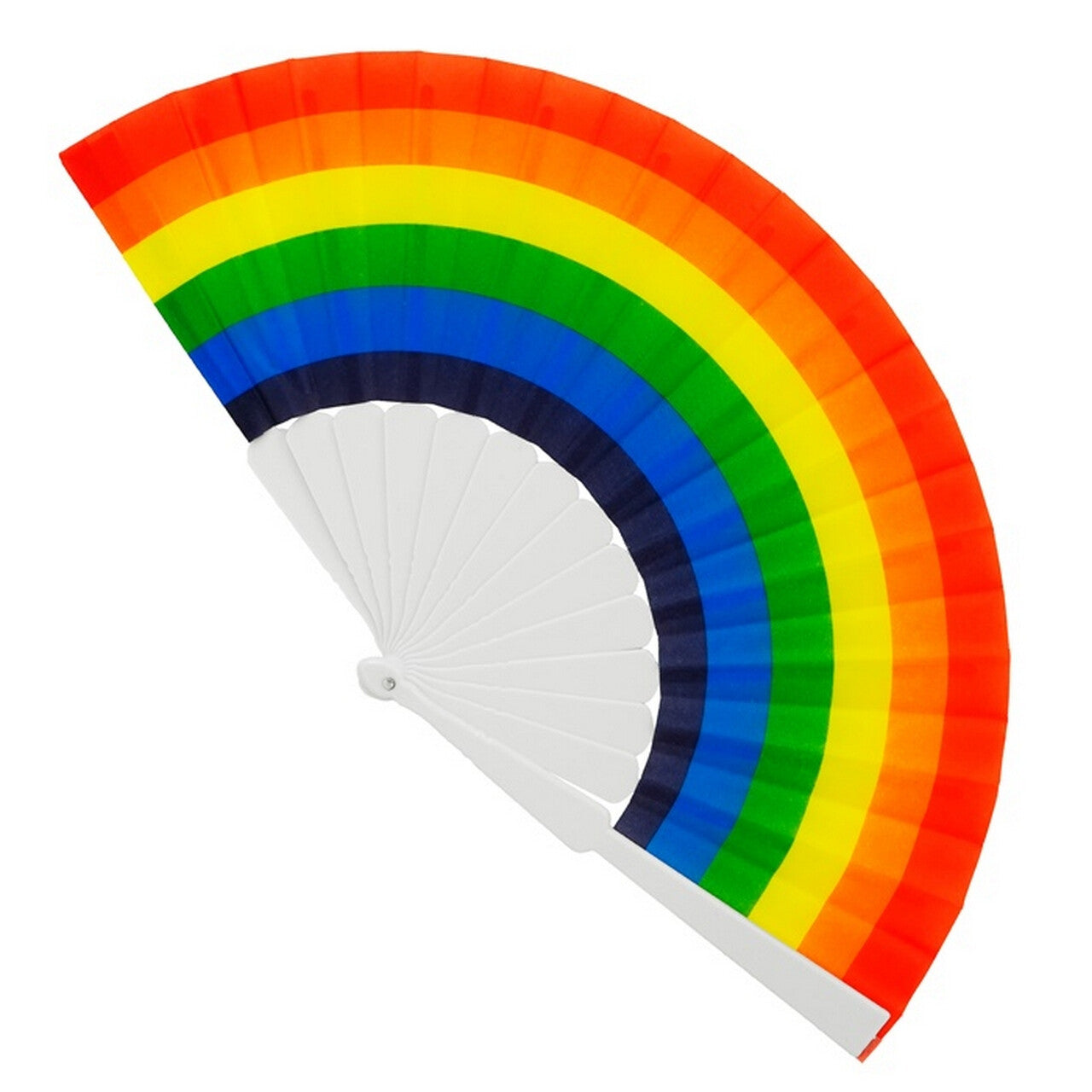 Op deze afbeelding zie je een Accessoires, van het merk Widmann. Pride Regenboog Waaier