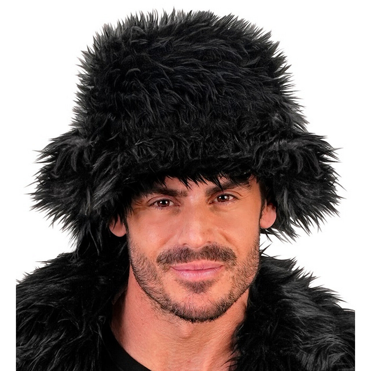 Op deze afbeelding zie je een Accessoires, van het merk Widmann. Warme Buckethat Zwart