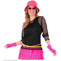 Visnet 80s Shirt Zwart Vrouw