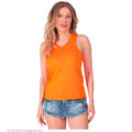 Basic Tank Top Neon Oranje Vrouw