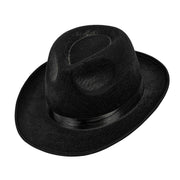 Op deze afbeelding zie je een Accessoires, van het merk Widmann. Zwarte Fedora Hoed