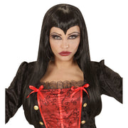 Op deze afbeelding zie je een Accessoires, van het merk Widmann. Senora Canibala Pruik, Vampiria
