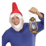 Op deze afbeelding zie je een Accessoires, van het merk Widmann. Olijke Kaboutermuts Rood Met Pruik En Baard