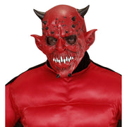 Op deze afbeelding zie je een Accessoires, van het merk Widmann. Evil Red Duivelmasker