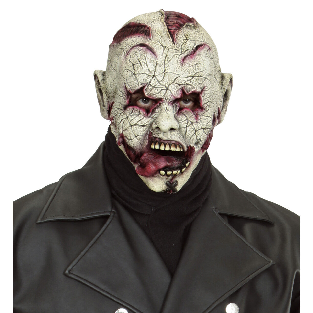 Op deze afbeelding zie je een Accessoires, van het merk Widmann. Versneden Masker Horror Clown
