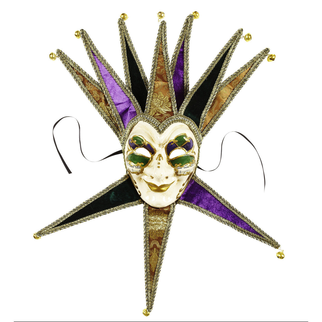 Op deze afbeelding zie je een Accessoires, van het merk Widmann. Commedia Dellarte Venetie Masker, Joker