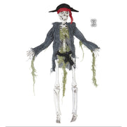 Op deze afbeelding zie je een Decoratie, van het merk Widmann. Halloween Deco Piraten Skelet 42 Centimeter