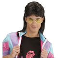 Nerd Pruik, Mullet Zwart