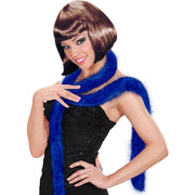 Op deze afbeelding zie je een Accessoires, van het merk Widmann. Smalle Decoratieve Boa Blauw 2 Meter