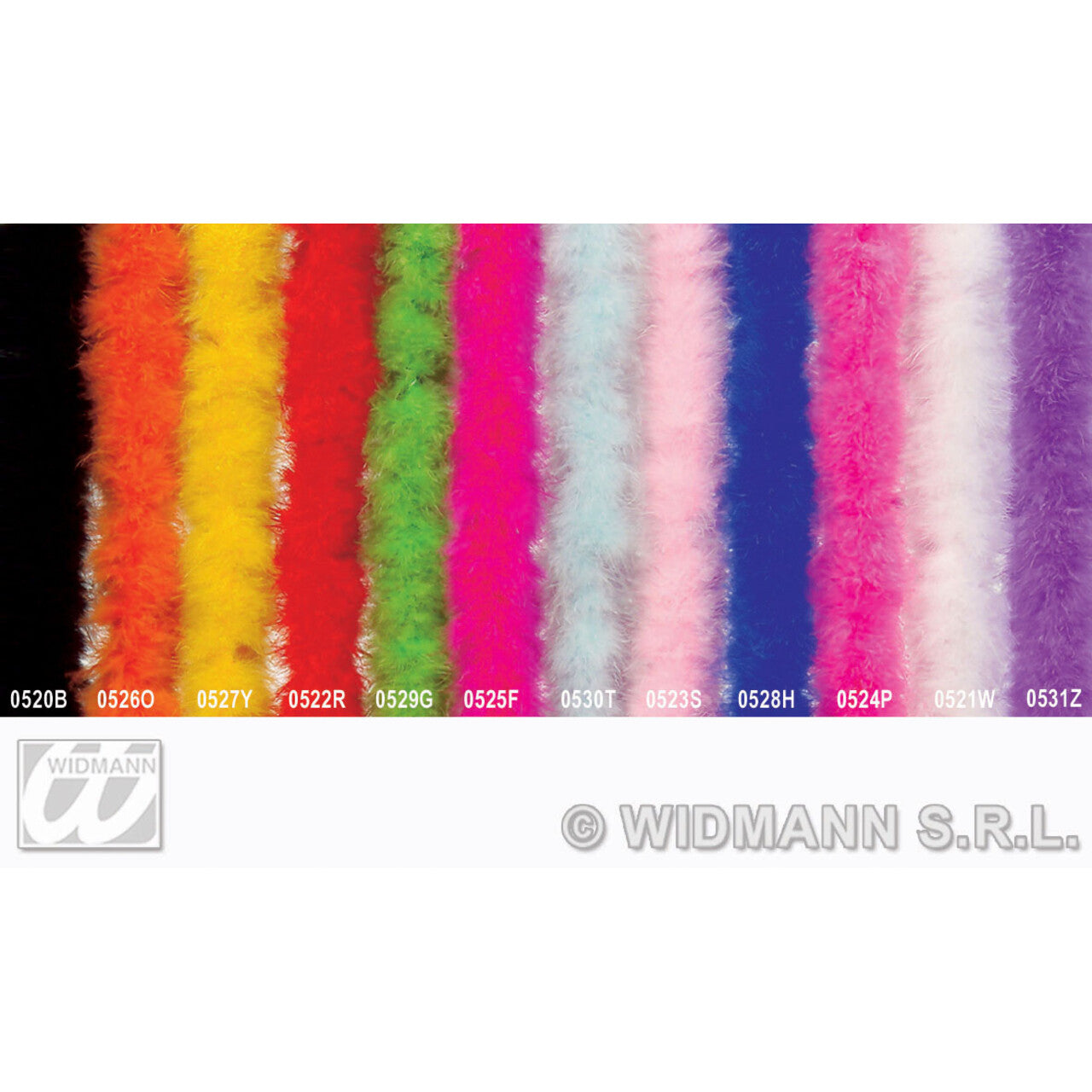 Op deze afbeelding zie je een Accessoires, van het merk Widmann. Smalle Decoratieve Boa Blauw 2 Meter