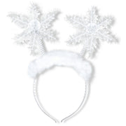 Op deze afbeelding zie je een Accessoires, van het merk Widmann. Winterse Hoofdband Sneeuwfiguren