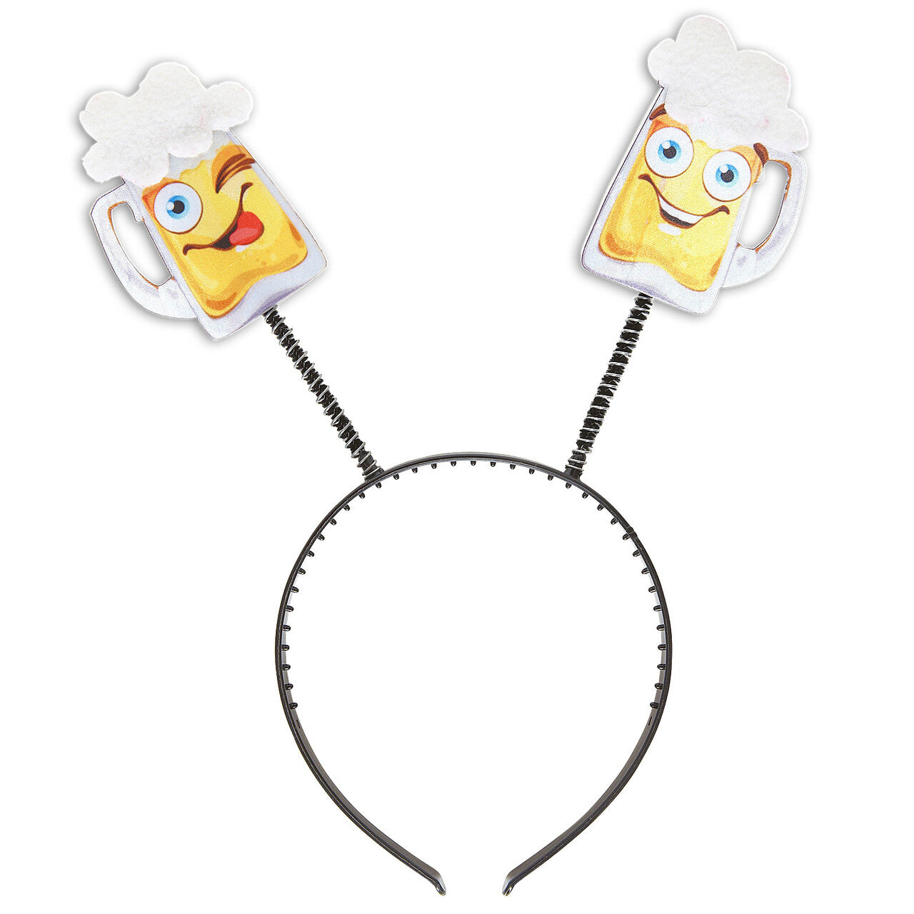 Op deze afbeelding zie je een Accessoires, van het merk Widmann. Trillende Hoofdband Bierpullen
