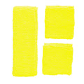 Atletische 80s Zweetband Set Neon Geel