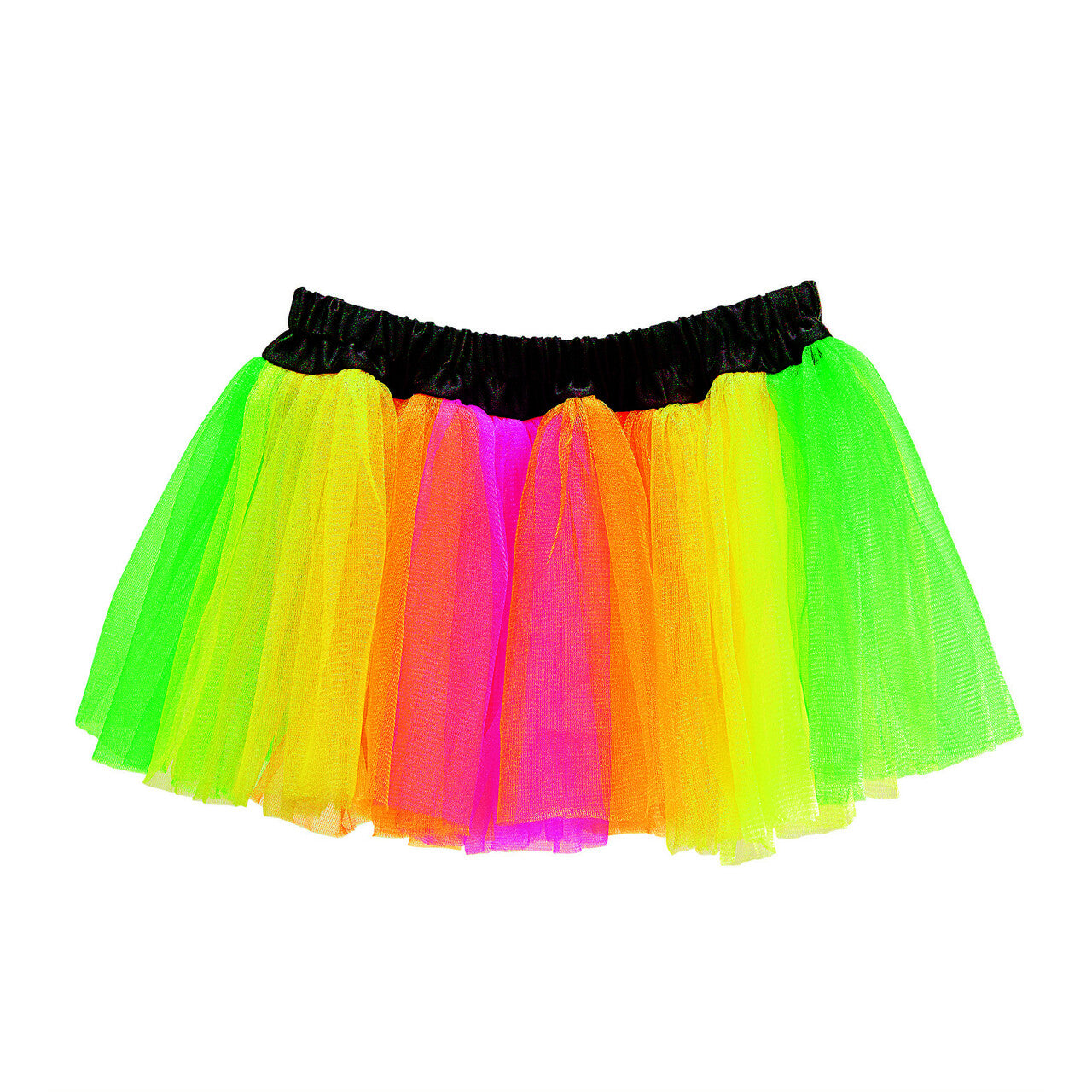 Op deze afbeelding zie je een Accessoires, van het merk Widmann. Rasta Tutu Meerkleurig Neon