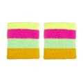 Neon Polsbanden Neon Meerkleurig 80s Sports