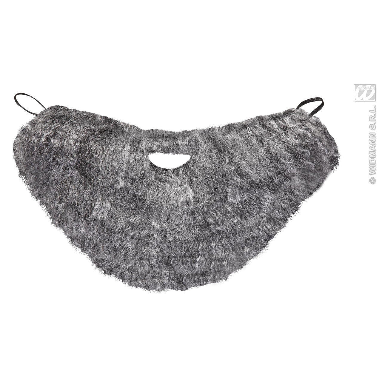 Op deze afbeelding zie je een Accessoires, van het merk Widmann. Baard Met Snor, Grijs