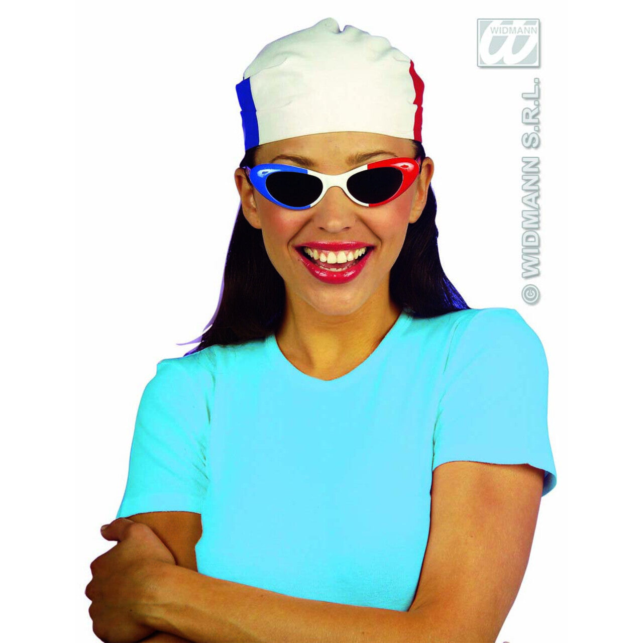 Op deze afbeelding zie je een Accessoires, van het merk Widmann. Bandana Frankrijk