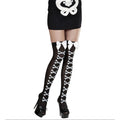 Sexy Halloween Kniekousen Gekruiste Beenderen
