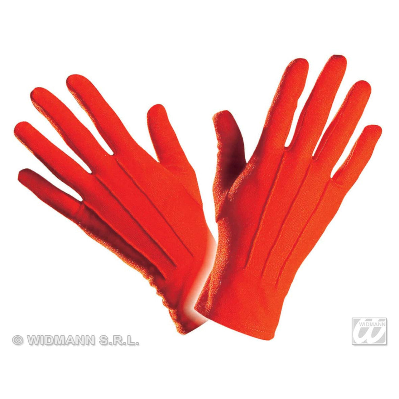 Op deze afbeelding zie je een Accessoires, van het merk Widmann. Handschoenen Rood