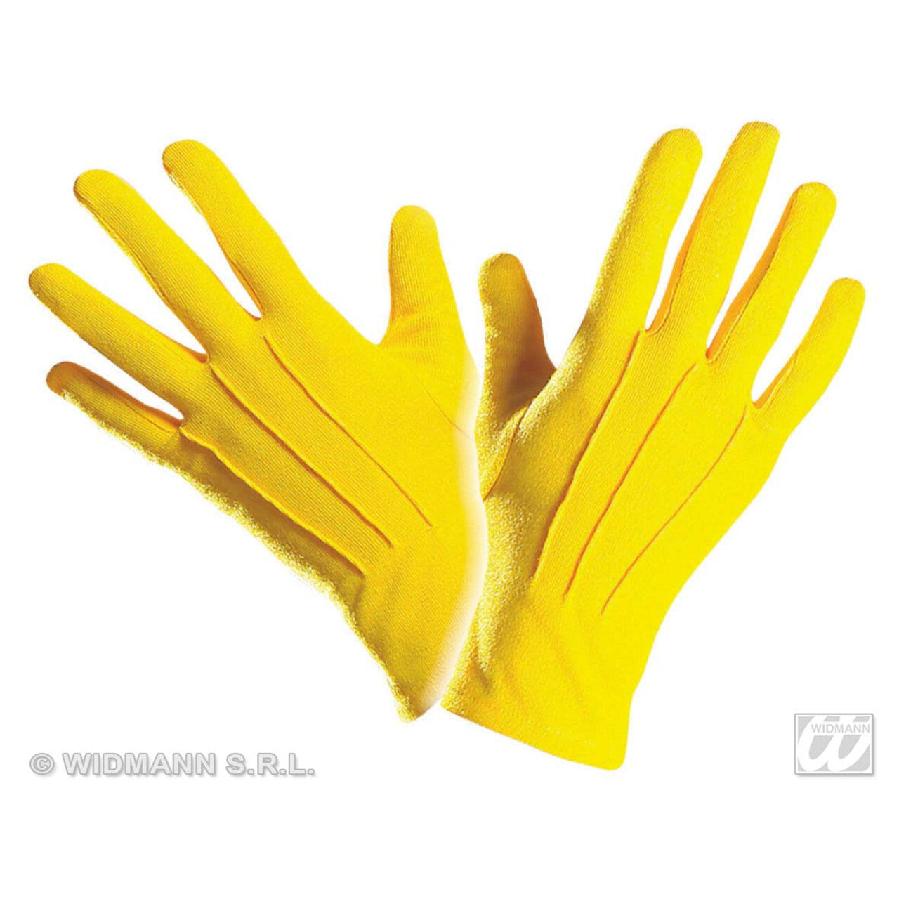 Op deze afbeelding zie je een Accessoires, van het merk Widmann. Handschoenen Geel