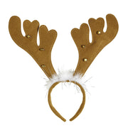 Op deze afbeelding zie je een Accessoires, van het merk Widmann. Hoofdband Rendier Met Belletjes En Marabou Rudolf