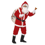 Op deze afbeelding zie je een Kostuums, van het merk Widmann. Kostuum Kerstman Flannel Santa Hohoho Kostuum