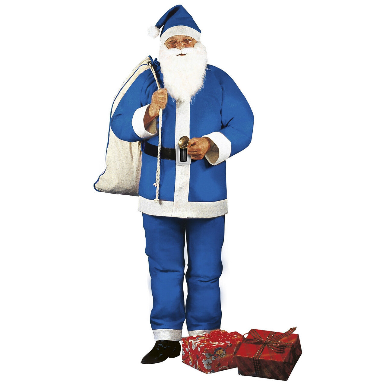 Op deze afbeelding zie je een Kostuums, van het merk Widmann. Alternative Santa Blauwe Kerstman Kostuum