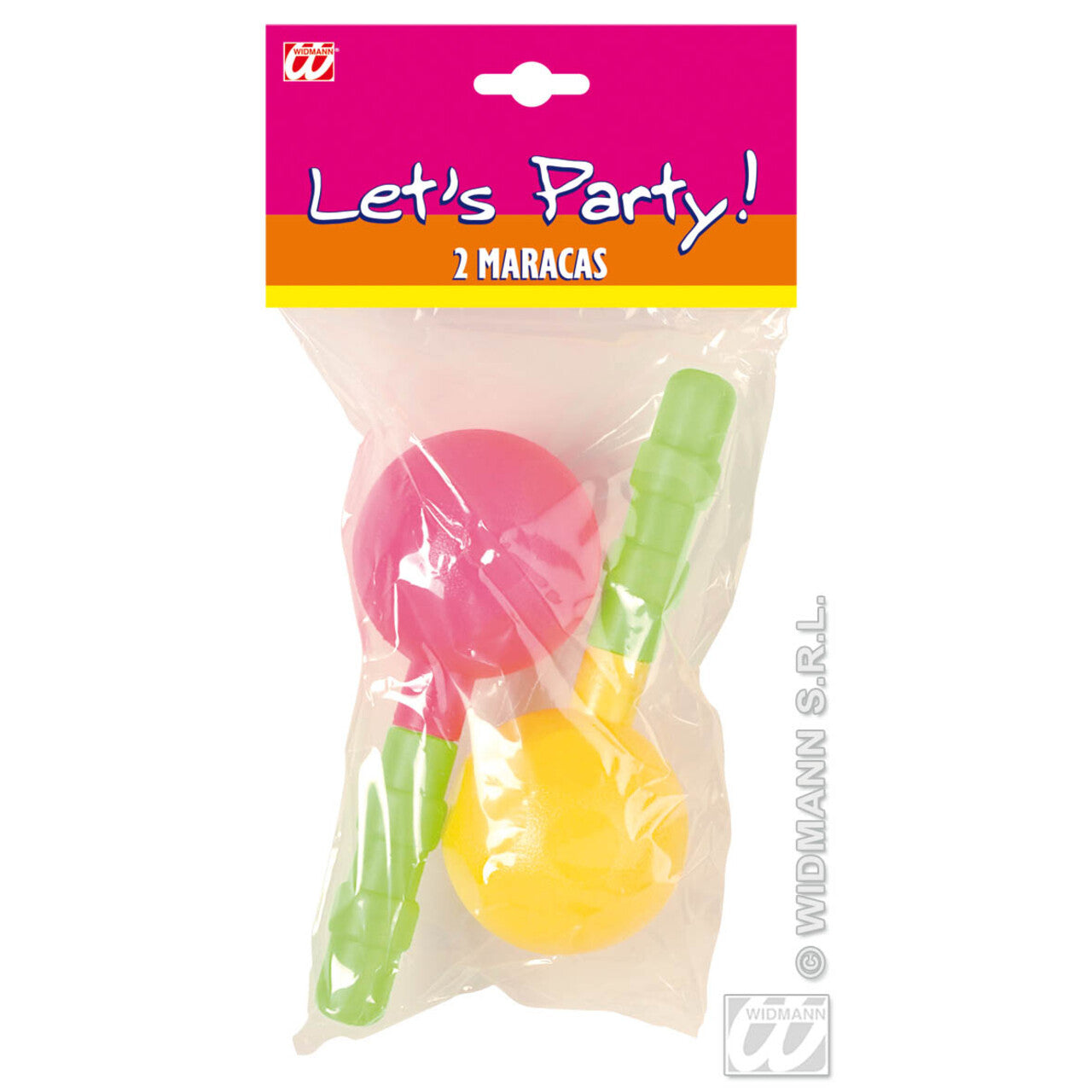 Op deze afbeelding zie je een Accessoires, van het merk Widmann. Set Van 2 Sambaballen