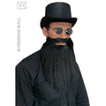 Baard Met Snor En Lippen, Zwart