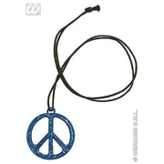Op deze afbeelding zie je een Accessoires, van het merk Widmann. Medaillon Hippie Metaal