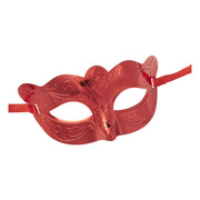 Op deze afbeelding zie je een Accessoires, van het merk Widmann. Oogmasker Metallic Rood