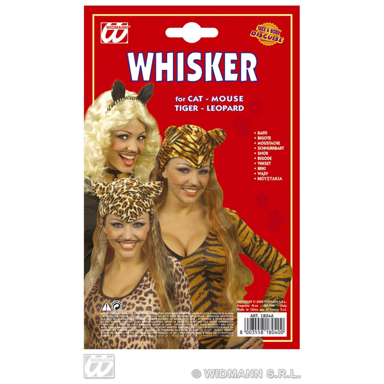 Op deze afbeelding zie je een Accessoires, van het merk Widmann. Whiskers